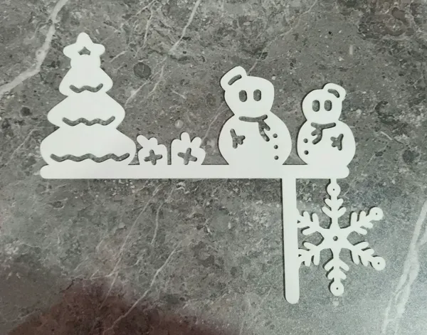 Coin de porte de Noël
