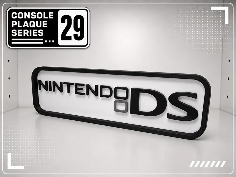 Console Logo Plaque - Nintendo DS