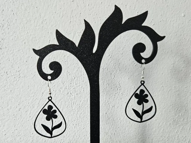 earrings flower