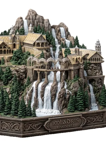 Figura decorativa: Rivendell – Realm of Lord Elrond — vista de referencia 2