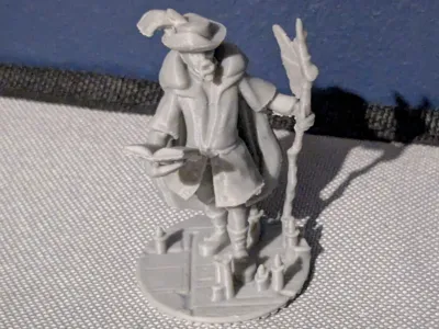Old Wise Sorcerer Figurine Model for RPG DND - big