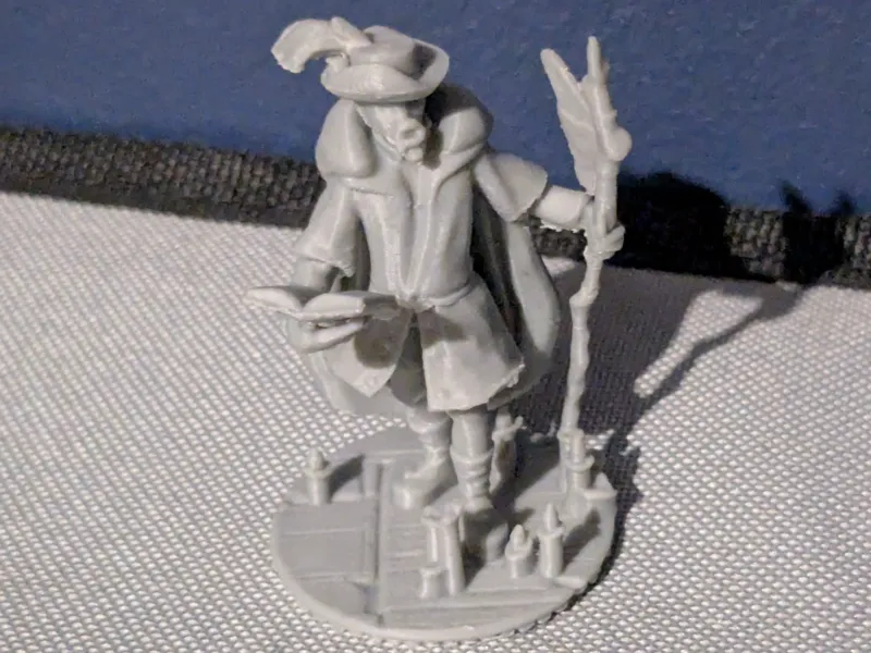 Old Wise Sorcerer Figurine Model for RPG DND - big
