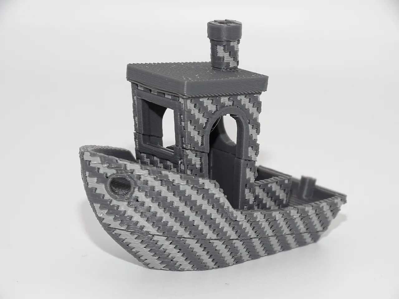 Carbon Fiber 3DBenchy view 3