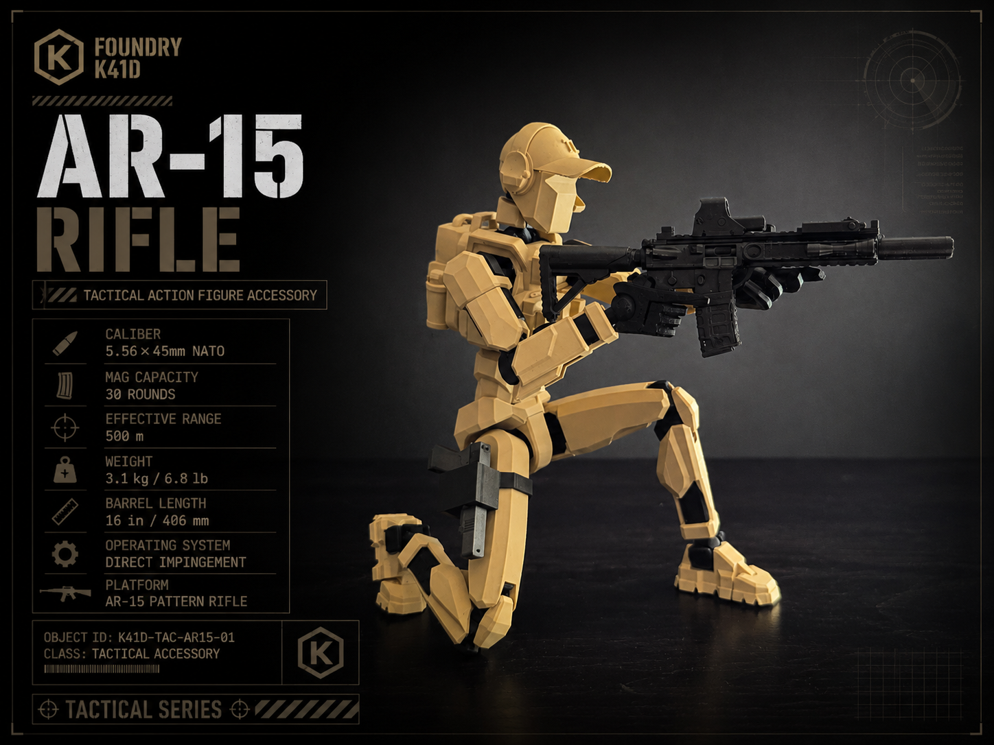 Dummy 13 AR-15 Rifle