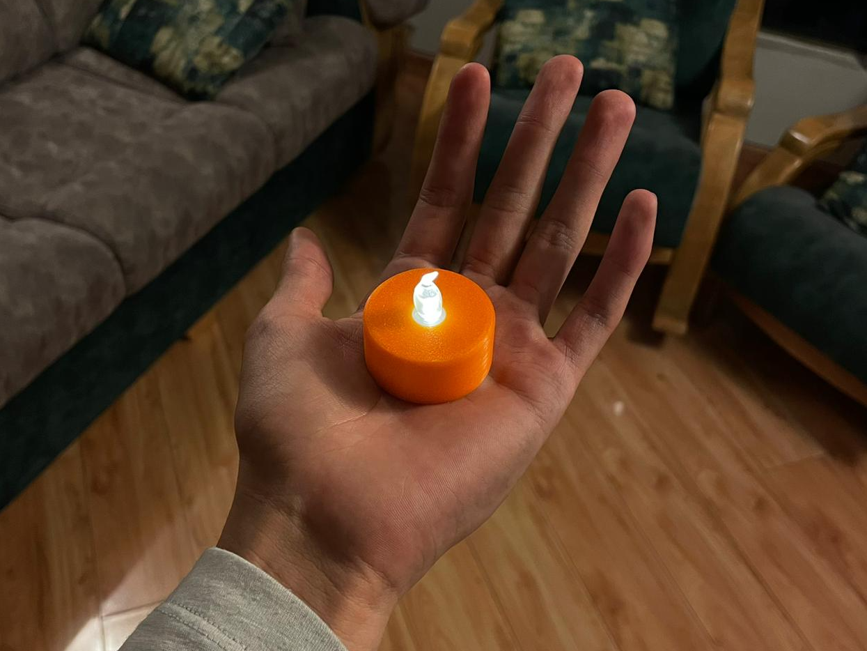 Cubierta simple para velas LED