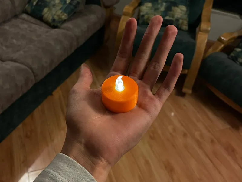 Cubierta simple para velas LED