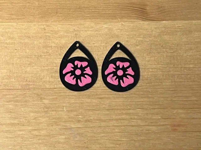 flower earrings