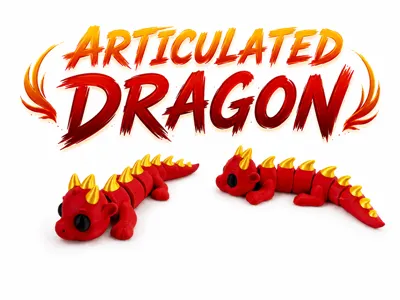 Articulated Dragon (Single and Multi-Color)