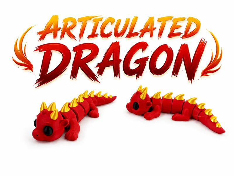 Articulated Dragon (Single and Multi-Color)