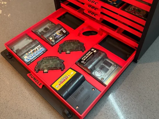 Gameboy Color Rumble Tray (for A1 profile)