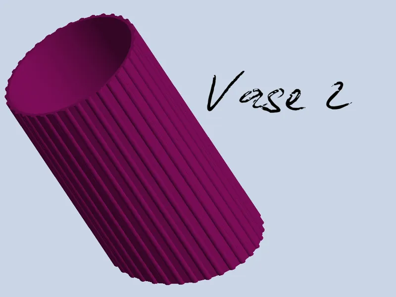 Schräge Vase / Aufbewahrung