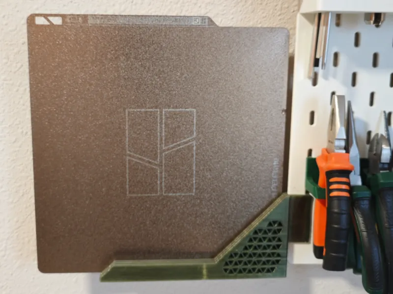 A1 Build plate Skadis holder