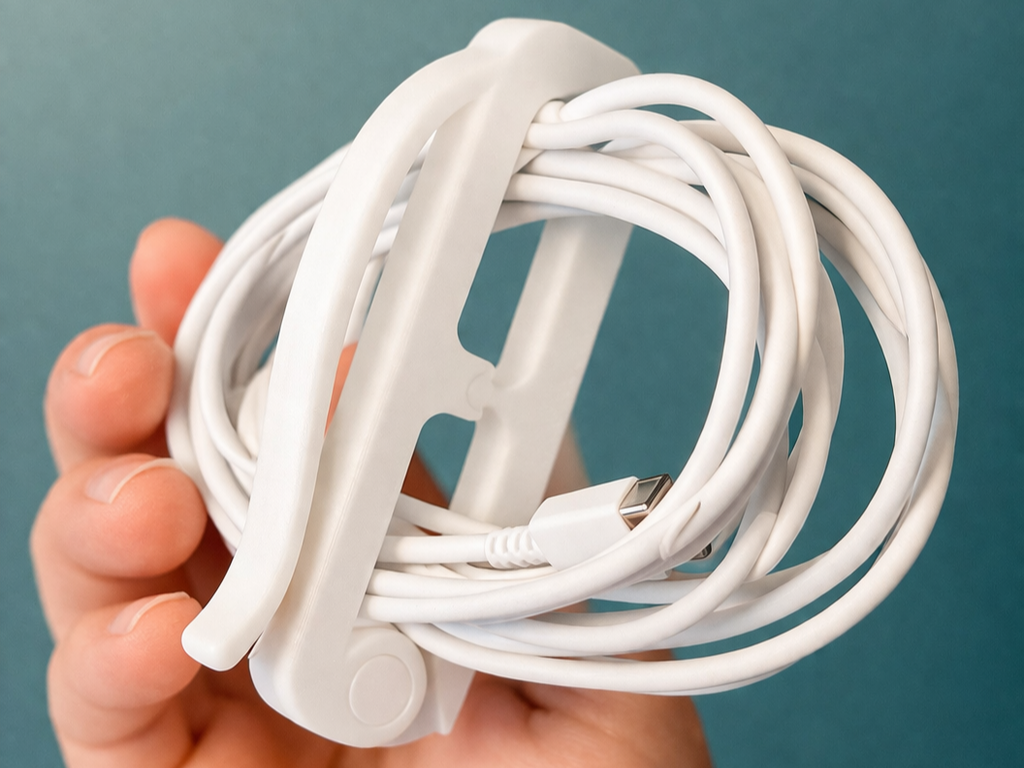 Cable Clip Organizer (Multi-Size) with Hook Clip