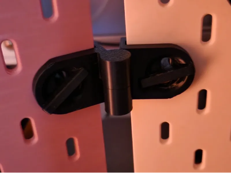 Ikea Skadis Türband mit außenliegendem Schanier