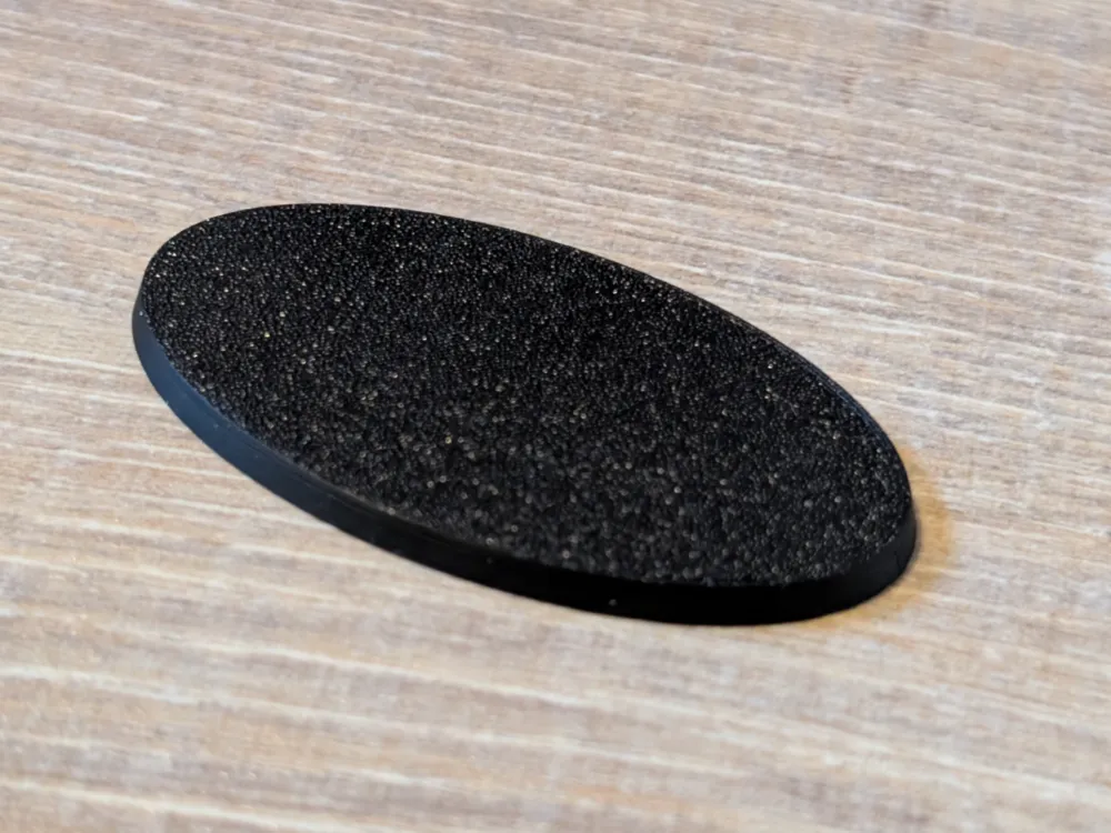 Lotto Di 10 - Basi Ovali 75mm X 42mm Per Warhammer 40k &amp; AoS Games Workshop GW