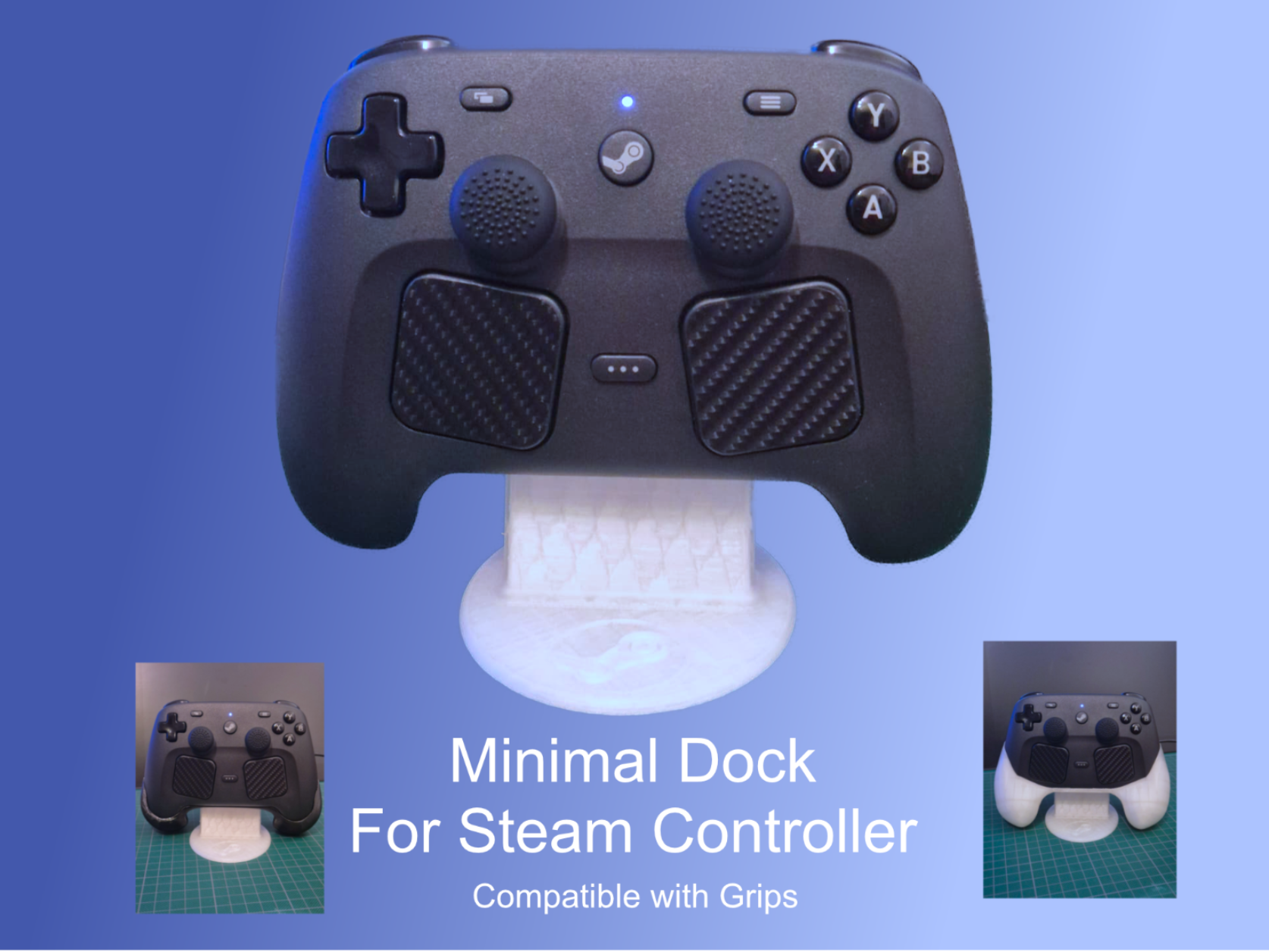 Miniatura 1 do modelo 3D Steam Controller Dock - Minimal