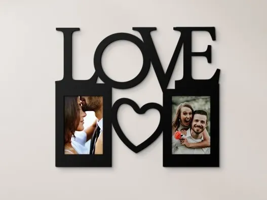 3D Wall Art Love with Heart