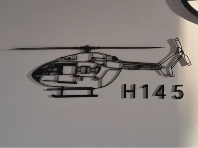 H145 wallart