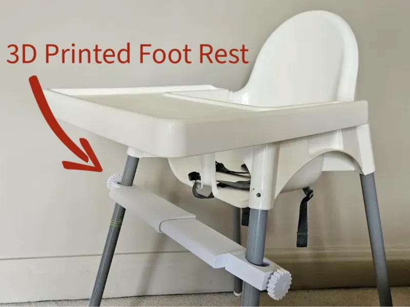 Baby High Chair FOOT STAND (Ikea Antilop)