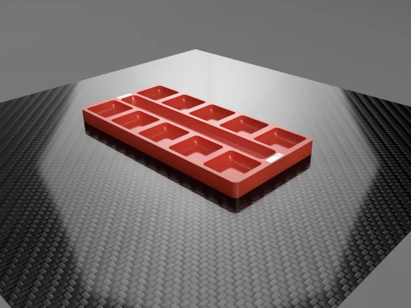 Mini Screw Tray with Magnetic Lid