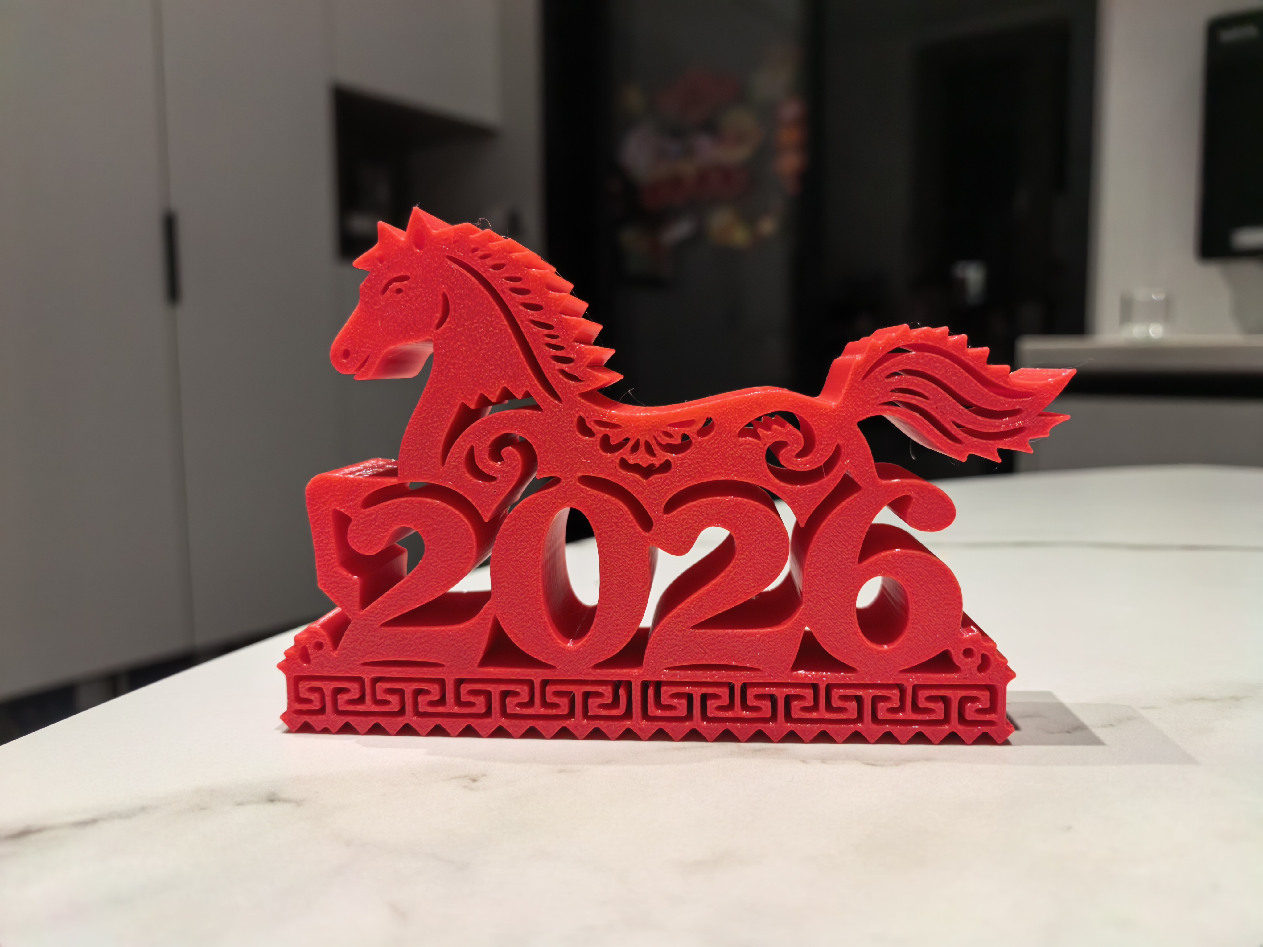 Miniatura 1 do modelo 3D 2026 马年桌面小摆件