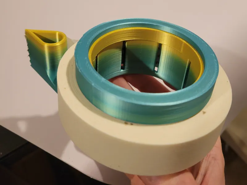 Securing Masking Tape holder