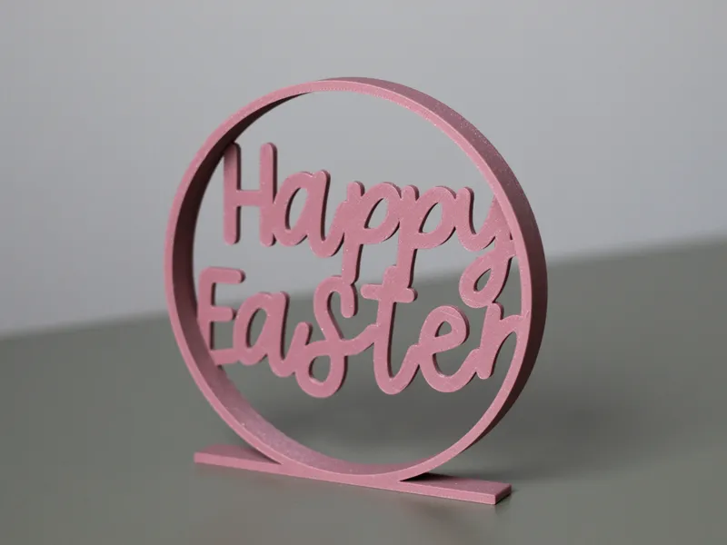 Happy Easter Decorative Hoop