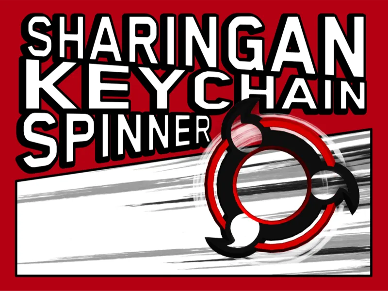 Sharingan Keychain Spinner