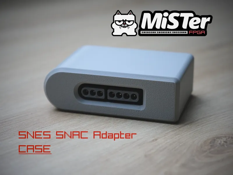 SNES SNAC Case for MiSTer FPGA