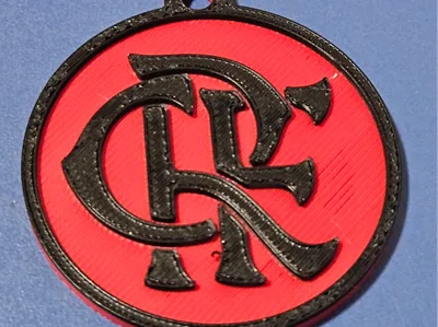 Flamengo Logo Crest Keychain