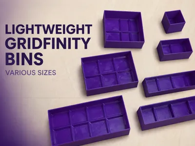 Gridfinity Bins Various Sizes