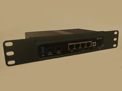 10" Rack Mount for Banana PI R4 with Case