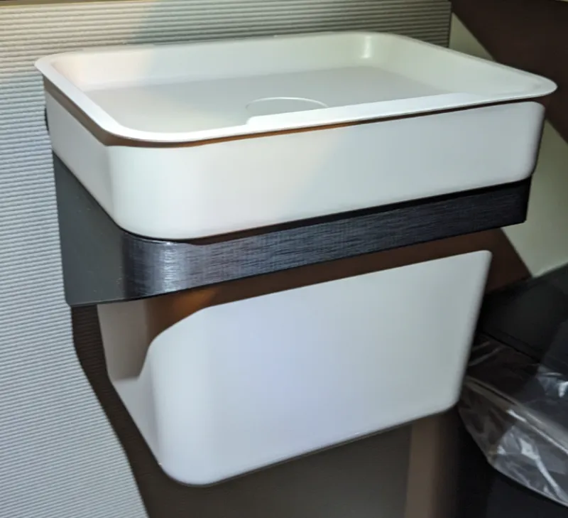 IKEA Hallbar bin holder
