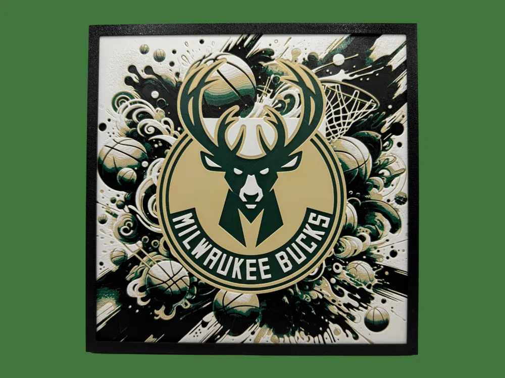 Milwaukee Bucks - NBA Hueforge