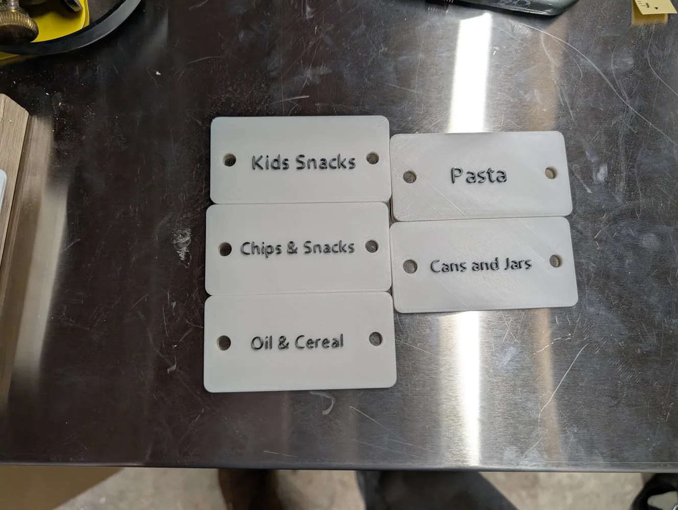 Customizable Screw on Labels (drawers etc) - Free 3D Print Model ...