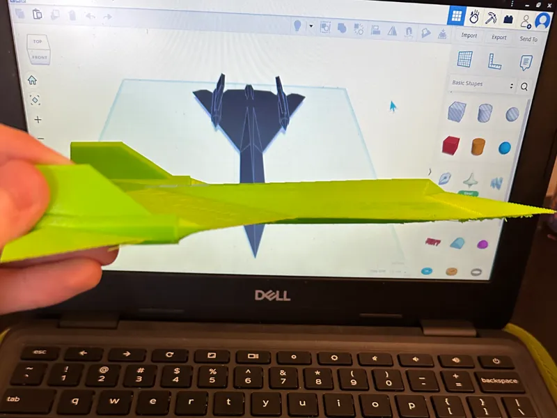SR-71 Blackbird Low Poly V2