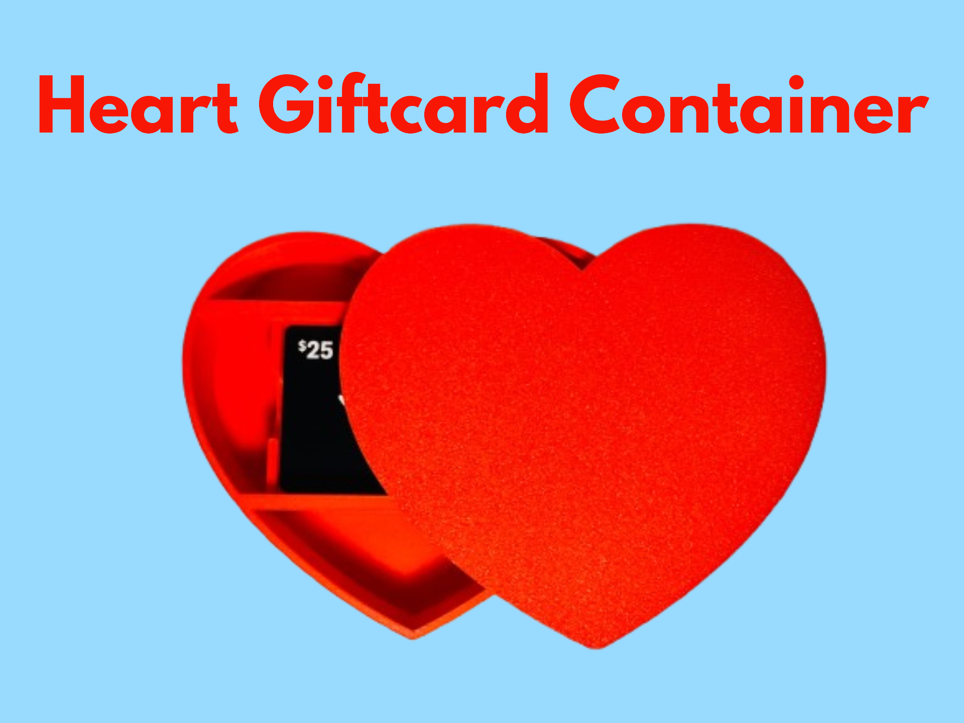 Heart-Shaped Gift Card Box