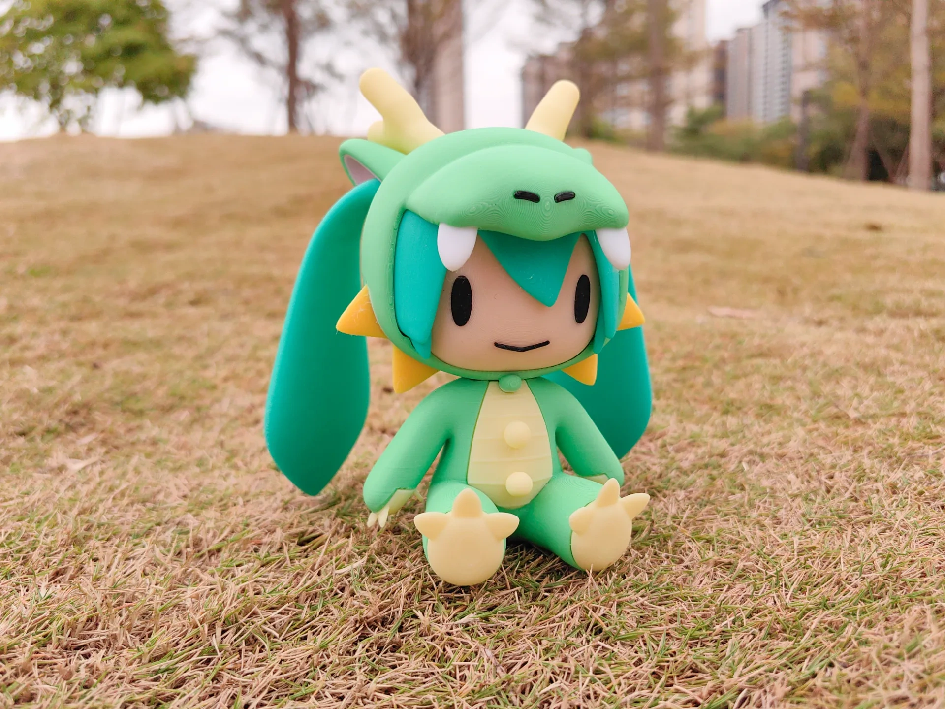 Miniatura 4 do modelo 3D 初音未来fufu 龙年 生肖系列