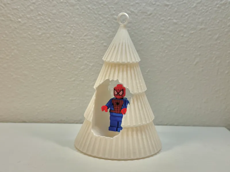 Brick Inspired Minifigure Tree Ornament