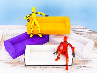The Couch | Modern 3-Seater Miniature Sofa