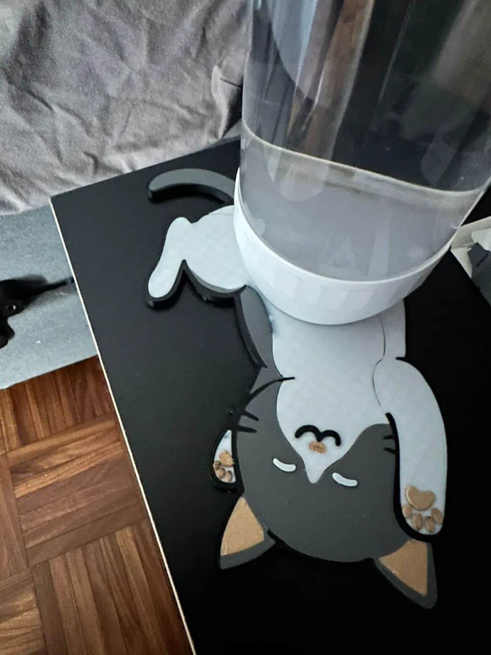 Beware Crazy Gatto Ragazzo Sottobicchiere Bevande