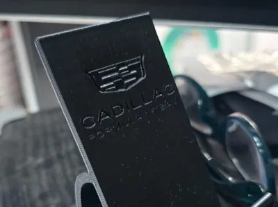 Phone stand with Cadillac F1 Team