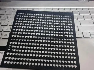 Stencil de Corazones 5mm
