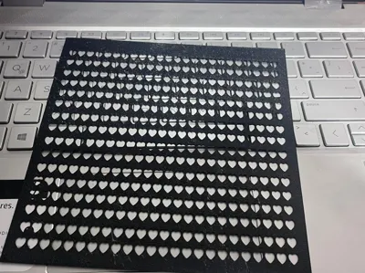 Heart Stencil 5mm