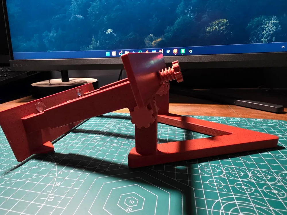 Reclaim Your Desk-Universal Folding Keyboard Stand - Free 3D Print ...