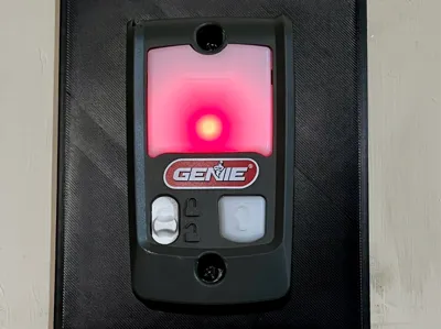 Garage door opener wall mount surround