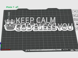 Keep Calm - God Bless You