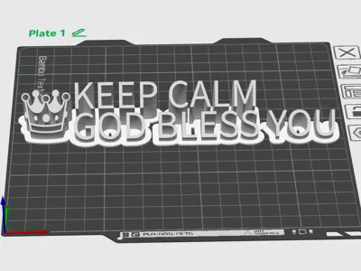 Keep Calm - God Bless You