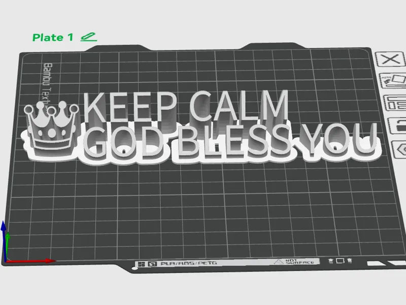 Keep Calm - God Bless You