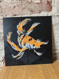 Tableau Hueforge carpe koï papillon — photo 3